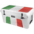 Italy Flag Distressed YETI Tundra 65 Hard Cooler Skin